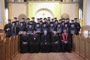 Conception Seminary College graduates 2017. 